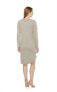 HEATHER 237603 Womens Cotton Long Sleeve Scoop Shift Dress Boulder Size Large