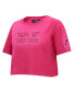 Women's Tampa Bay Lightning Triple Pink Cropped Boxy T-shirt