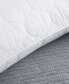 2 Pack Quilted Goose Down Feather Pillow, King