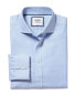 Charles Tyrwhitt Non-Iron Ludgate Weave Cutaway Slim Fit Shirt Men's 16.5" -