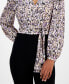 Women's Banella Abstract-Print Tie-Hem Top