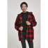 URBAN CLASSICS Hooded Check parka