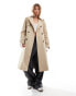 New Look trench coat in stone