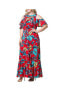 Plus Size Piper Cold Shoulder Maxi Dress