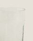 Hammered glass tumbler