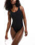 Champion crinkle swimsuit in black