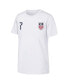 Big Boys and Girls Giovanni Reyna White USMNT Name Number T-Shirt