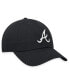 Men's Black Atlanta Braves Club Adjustable Hat