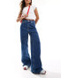 Tommy Jeans Claire archive high rise wide jeans in mid wash