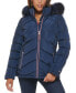 Women's Faux-Fur-Trim Hooded Puffer Coat