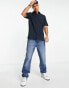 Brave Soul short sleeve pocket shirt in navy