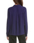 Eileen Fisher Classic Collar Silk Shirt Women's