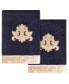 Textiles Turkish Cotton May Embellished Bath Towel Set, 2 Piece