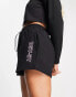 Daisy Street Active Neon shorts in black