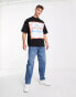 Topman extreme oversized t-shirt with Budweiser print in black