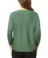 Women's Boat-Neck Chevron-Stitch Dolman-Sleeve Sweater