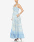 Women's Smocked Ruffle Maxi Dress