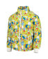 Men's White The Simpsons Family Raglan Full-Zip Puffer Jacket