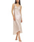 Stella Satin Venise Trim Lingerie Nightgown