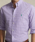 Men's Classic-Fit Gingham Stretch Poplin Shirt