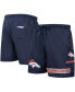 Men's Navy Denver Broncos Woven Shorts