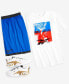 Men's Regular-Fit Logo-Print Mesh Basketball Shorts