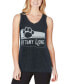 Women's Navy Penn State Nittany Lions Ferris Melange V-Neck Tank Top