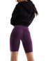 The North Face Flex logo legging shorts in purple