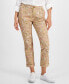 Women's Floral-Print Ditsy Hampton Chino Rolled-Cuff Pants