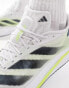 adidas Running Adizero SL2 trainers in white with yellow