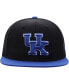 Men's Black, Royal Kentucky Wildcats Team Color Two-Tone Fitted Hat