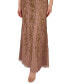 Women's Beaded Blouson-Sleeve Gown