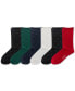 Women's 6-Pk. Deco Roll-Top Slack Socks