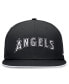 Men's Black Los Angeles Angels Primetime True Performance Fitted Hat