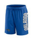 Men's Blue Orlando Magic Post Up Mesh Shorts