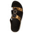 FITFLOP Halo Bead-Circle Metallic H-Bar Slides