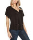 Women's Embellished Flutter Sleeve Knit Top