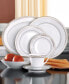 Crestwood Platinum 50 Pc. Dinnerware Set, Service for 8