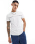 Tommy Hilfiger stripe chest t-shirt in white