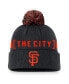 Men's Black San Francisco Giants Hometown Peak Cuffed Knit Hat with Pom