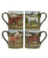 York Stables Set of 4 Mug 14 oz.