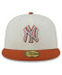 Men's Cream, Orange New York Yankees 59FIFTY Fitted Hat