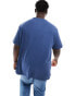 Polo Ralph Lauren Big & Tall icon logo t-shirt in mid blue