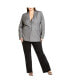 Plus Size Jazmin Pinstripe Jacket