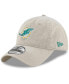 Men's Khaki Miami Dolphins Playmaker 9TWENTY Adjustable Hat