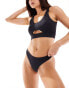 Vero Moda mix and match high v waisted brazilian bikini bottoms in black