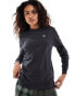 Santa Cruz long sleeve opus dot logo t-shirt in black