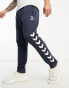 Hummel 2.0 tapered joggers in blue