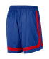 Women's Royal Philadelphia 76ers Crossover Performance Shorts