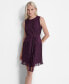 Women's Round-Neck Sleeveless A-Line Dress